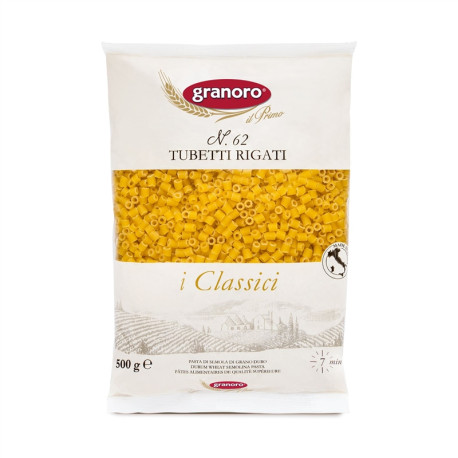 Tubetti Rigati 62 500g